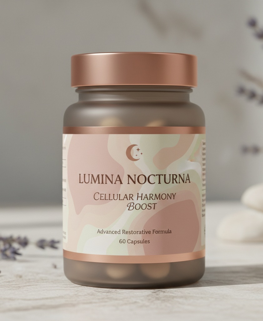 Lumina Nocturna product packaging on a soft background